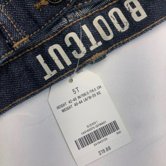 Crazy 8 Baby Boys Dark Wash Bootcut Denim Jeans - Picture 7 of 7